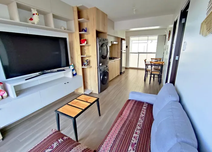 Departamento Moderno En Wanchaq, 2 Habitaciones, Vista Y Lavadora Y Secadora アパート